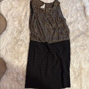 Elegant Black and Gold Women's Skirt